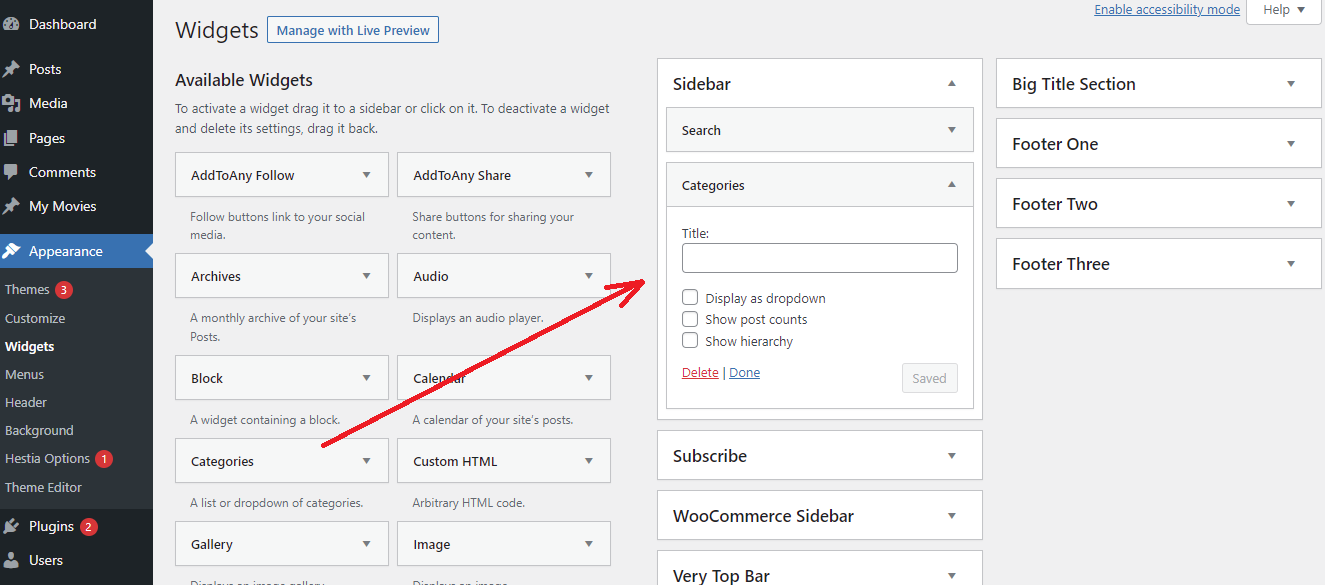 Add Categories And Subcategories In Wordpress 9