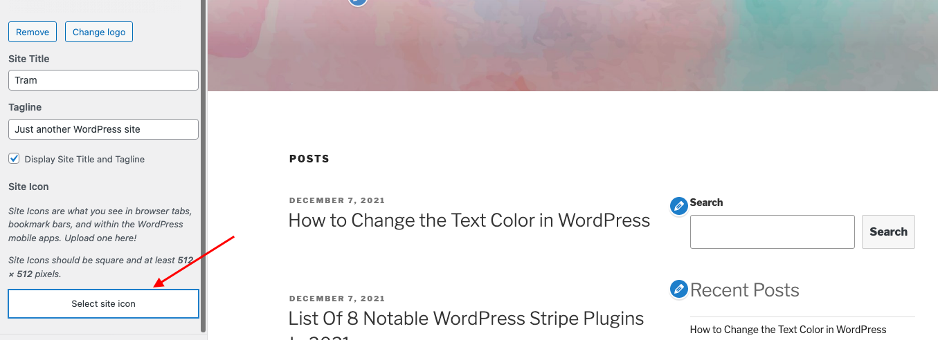 Add Logo In Wordpress Header 6
