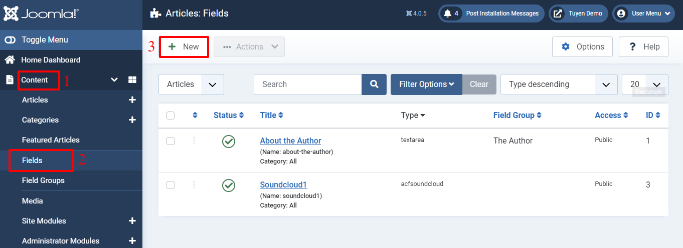 Add Soundcloud To Joomla 4 Articles 5