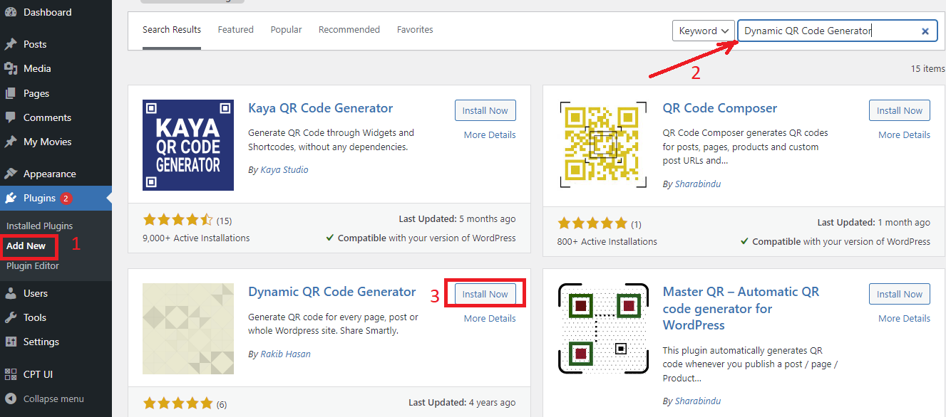 Create Qr Code In Wordpress 1