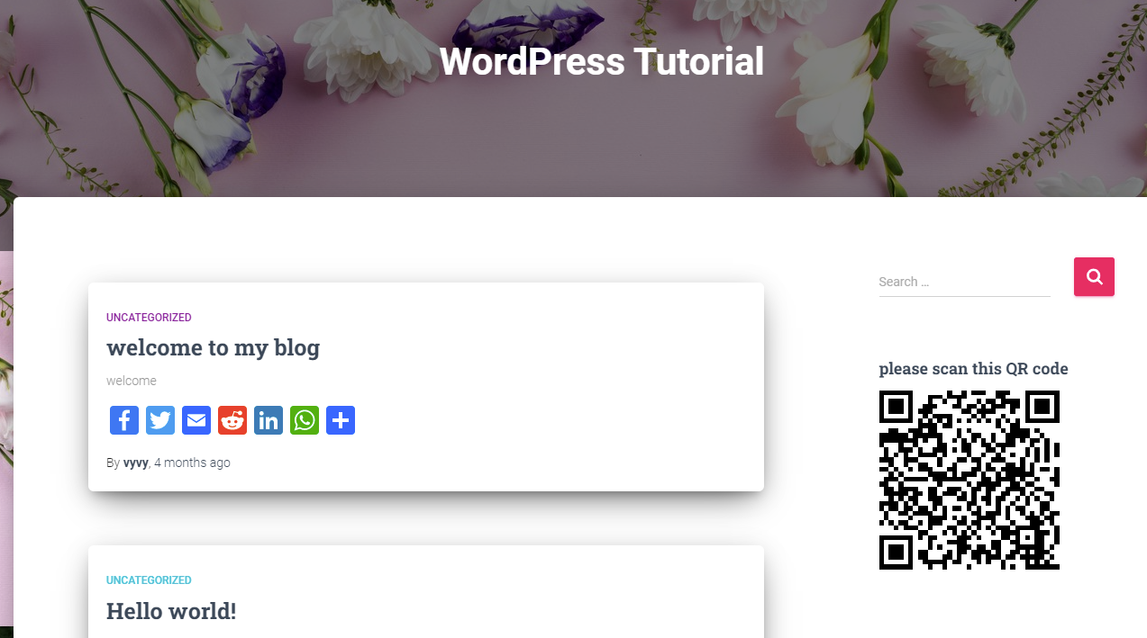 Qr Codes In Wordpress