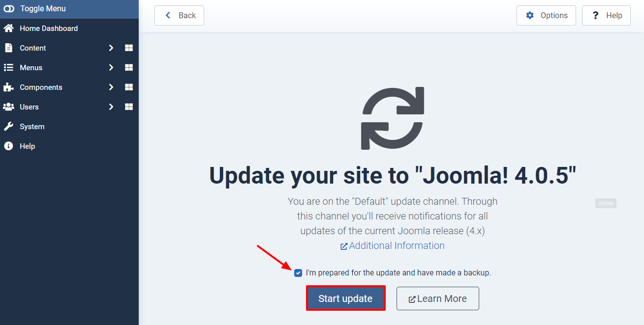 Update Joomla 4 To The Latest Version 4