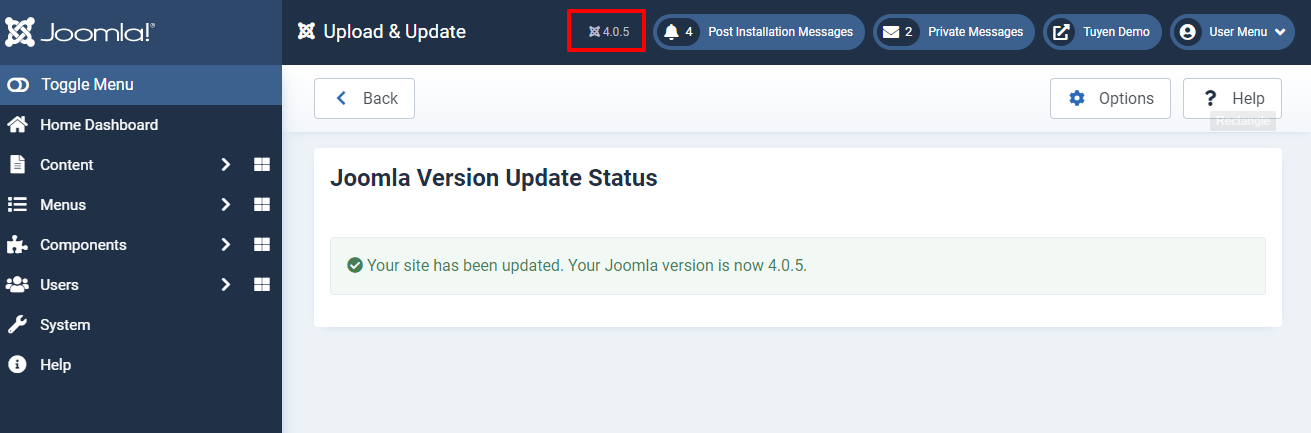 Update Joomla 4 To The Latest Version 6
