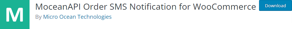 Moceanapi Order Sms Notification For Woocommerce