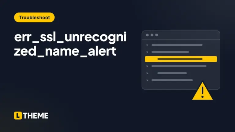 err_ssl_unrecognized_name_alert