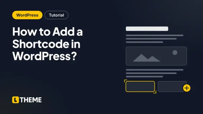 How to Add a Shortcode in WordPress?
