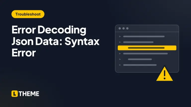 Error Decoding Json Data: Syntax Error