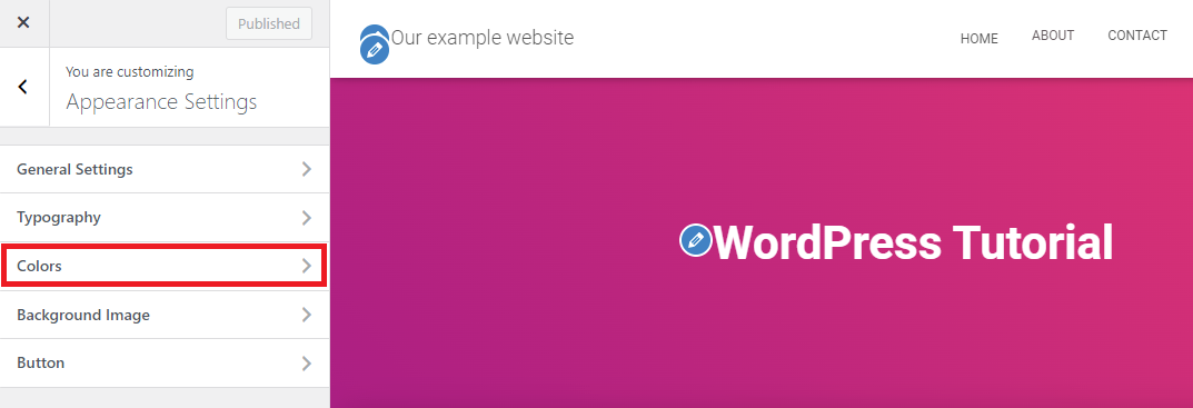 Change Background Color In Wordpress