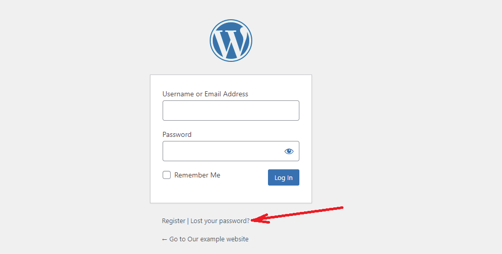 Change Wordpress Password 5