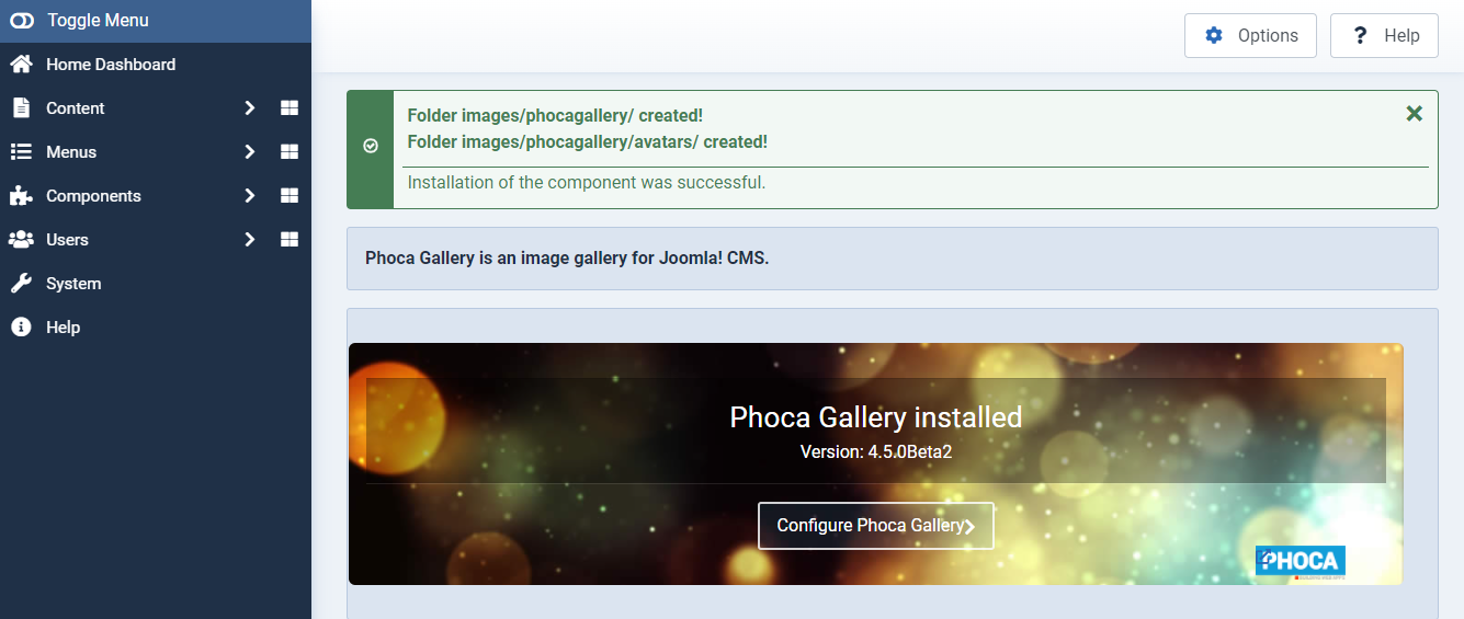 Create a Gallery Page in Joomla 4-1