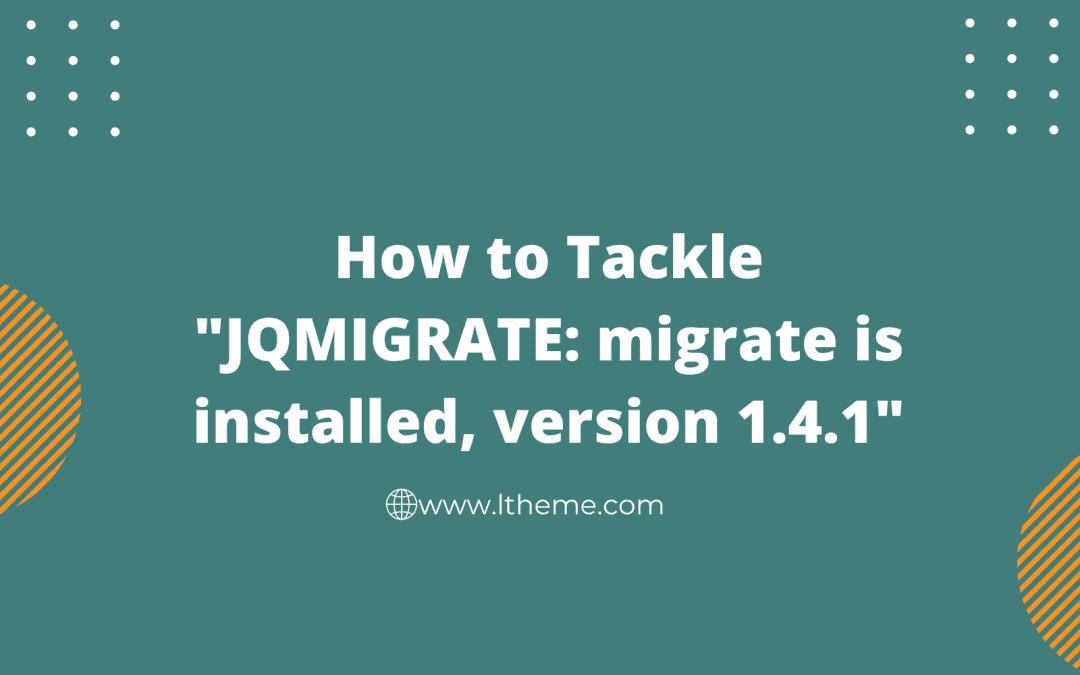 JQMIGRATE: migrate is installed, version 1.4.1