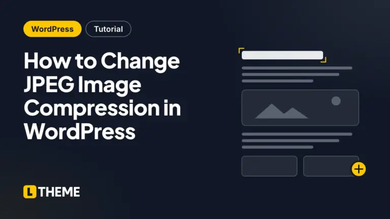 How to Change JPEG Image Compression in WordPress
