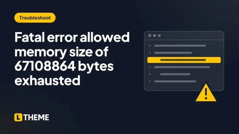 Fatal error allowed memory size of 67108864 bytes exhausted
