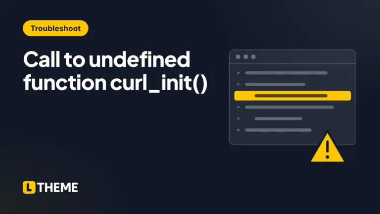 Call to undefined function curl_init()