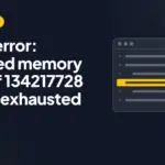 Fatal error: allowed memory size of 134217728 bytes exhausted
