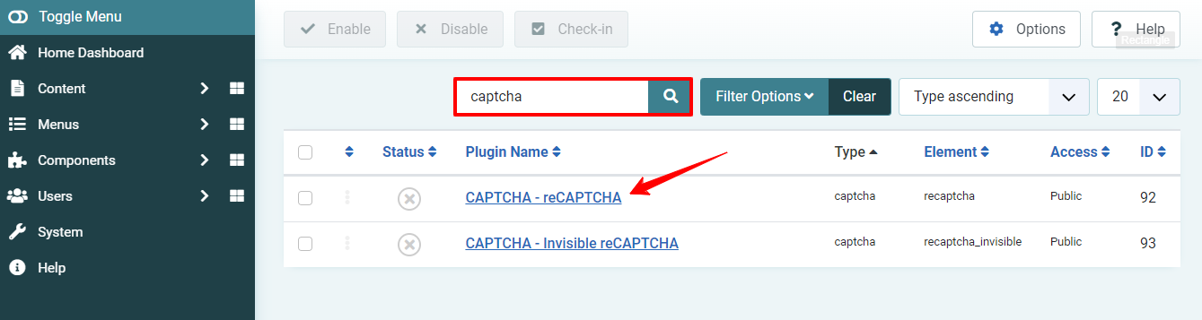 Add Captcha To Joomla 4-2