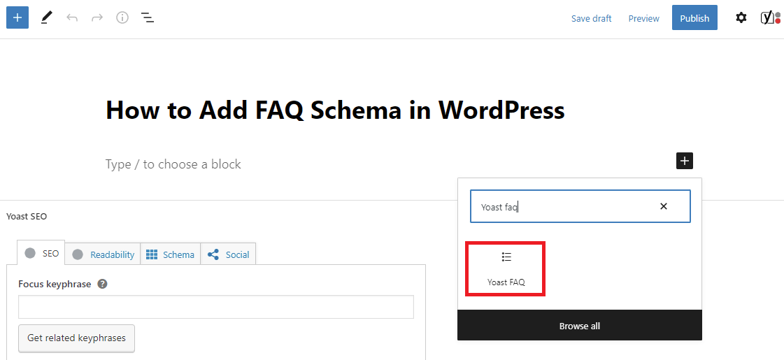 Add Faq Schema In Wordpress 5