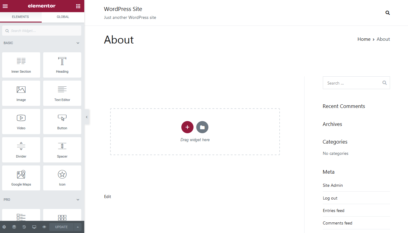 Webflow Vs Elementor Interface