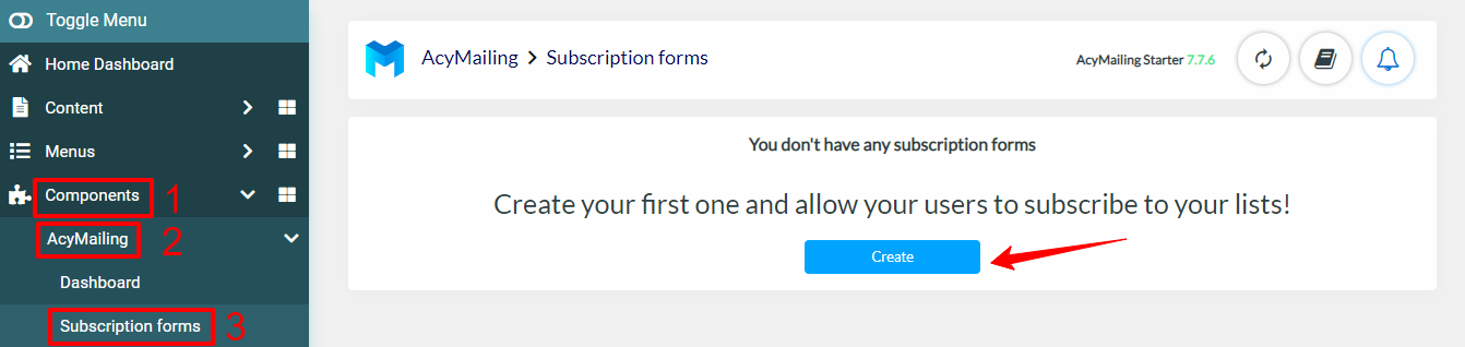 Create A Newsletter Subscription Form In Joomla 4-5