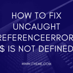 Uncaught referenceerror $ is not defined
