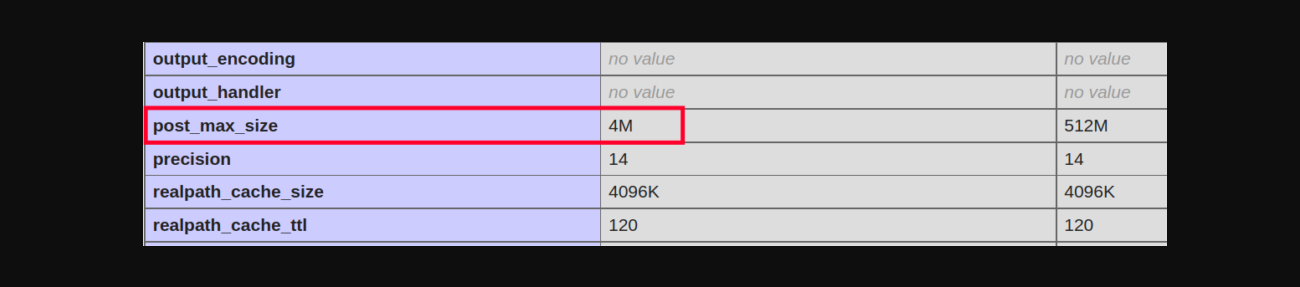 Fix Warning Small Php Maximum Post Size In Joomla 4-2