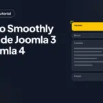 How to Smoothly Upgrade Joomla 3 to Joomla 4