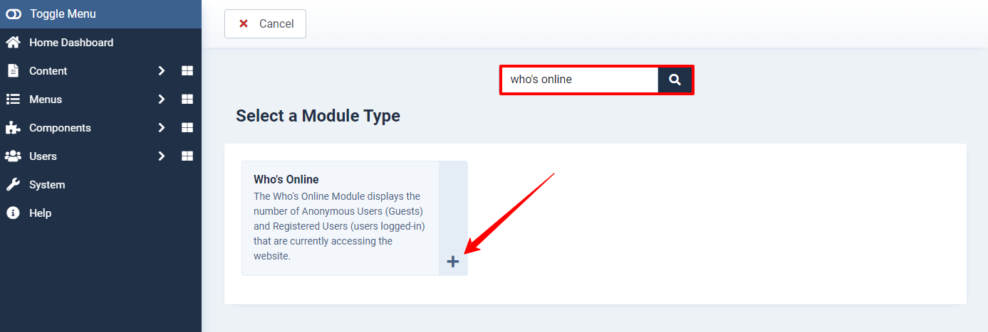 Set Up Who Is Online In Joomla 4 - 2