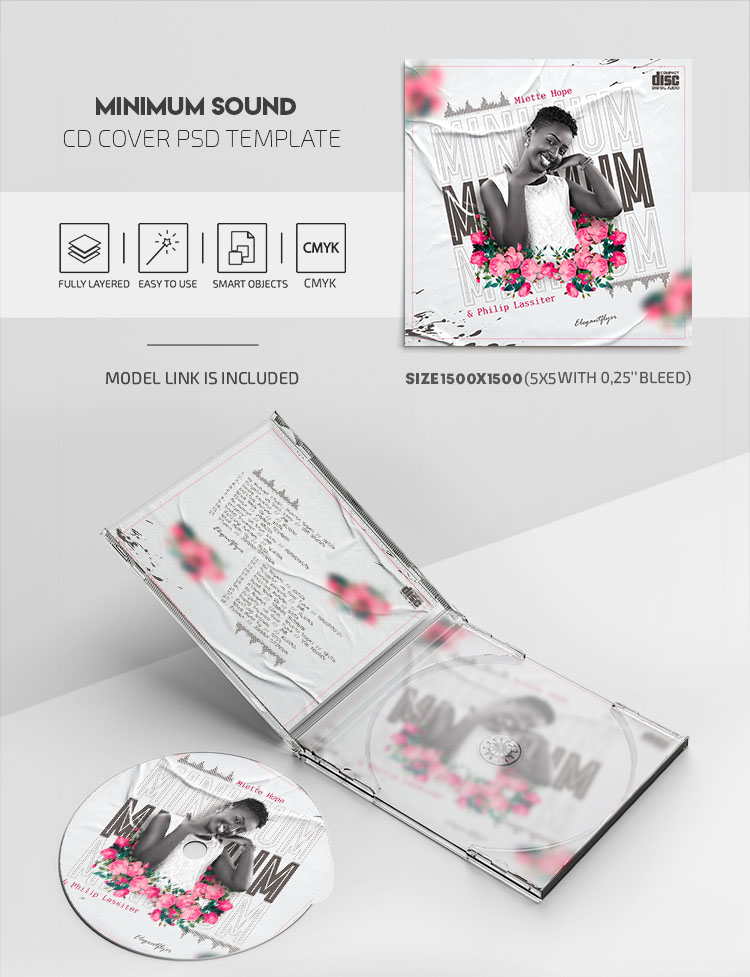 RAP CD Album/Mixtape Cover Design Template