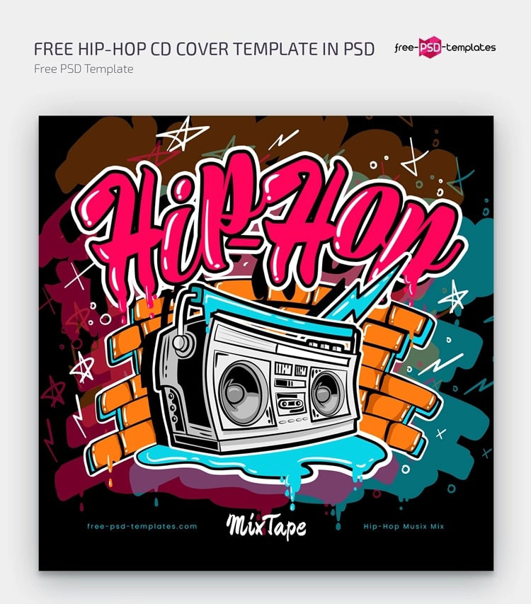 RAP CD Album/Mixtape Cover Design Template  Rap album covers, Album cover  design, Mixtape cover