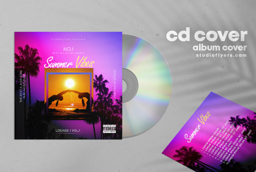 Paradise Music Album Covers - Photoshop PSD