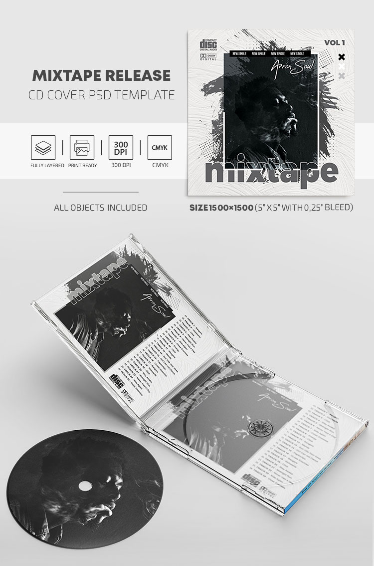 30 Best Free Mixtape Cover Psd Templates Released Ltheme 