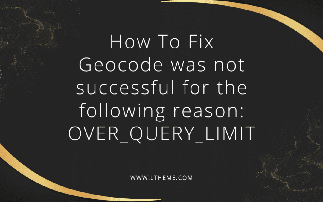 Geocode was not successful for the following reason: OVER_QUERY_LIMIT