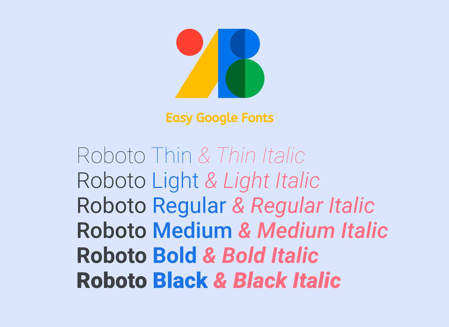 Easy Google Fonts