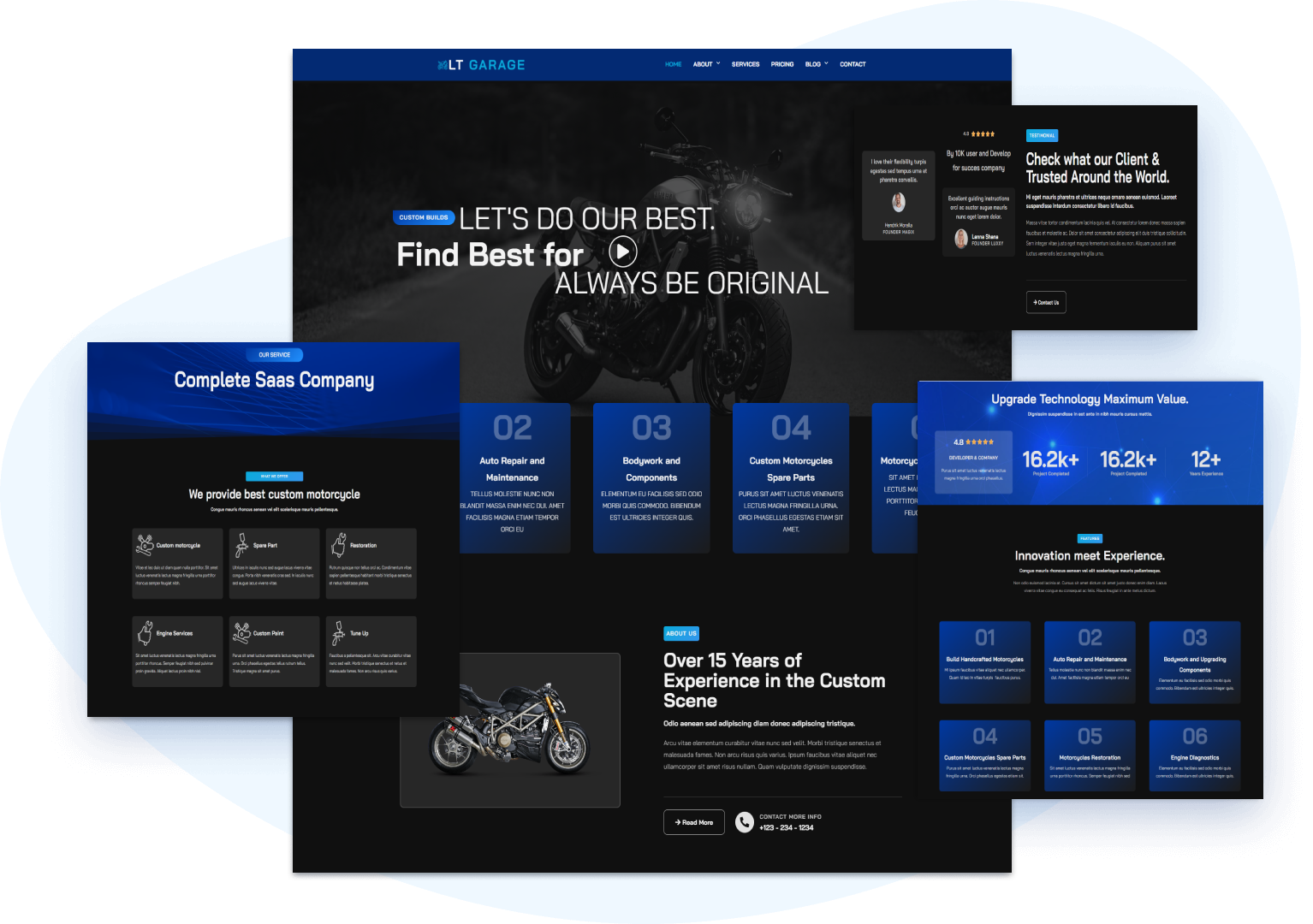 Garage WordPress Theme