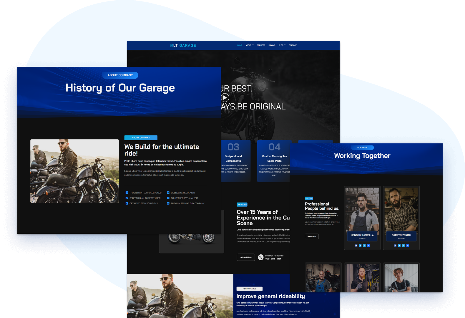 Garage WordPress Theme