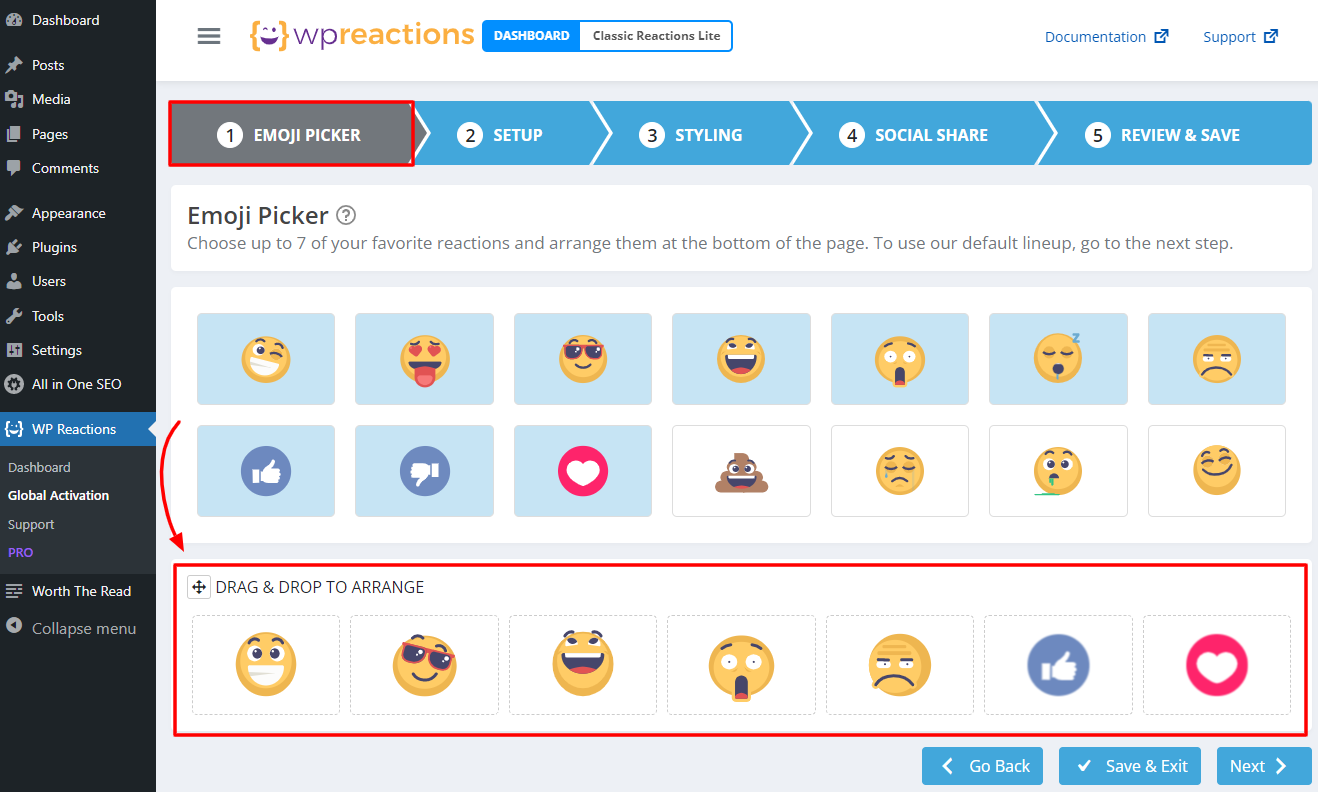 Add Reaction Buttons To Wordpress 2