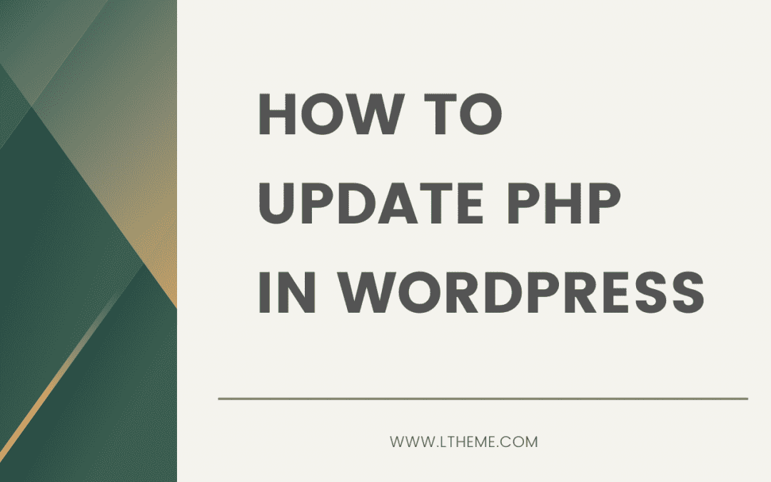 How to Easily Update PHP in WordPress