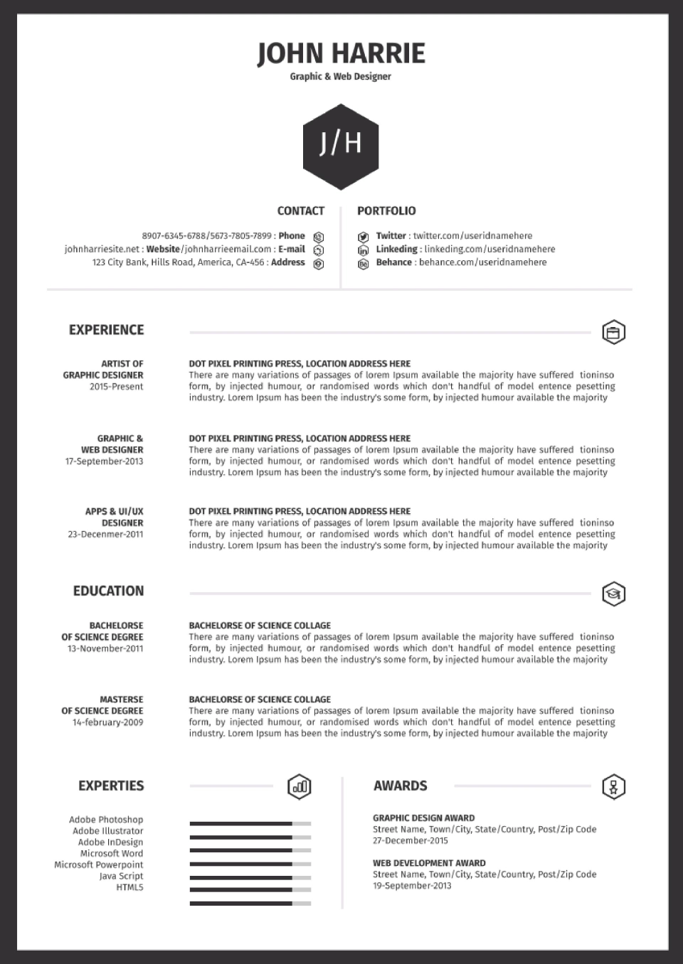 Web Designer Cover Letter Template