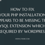 Your php installation appears to be missing the mysql extension which is required by wordpress