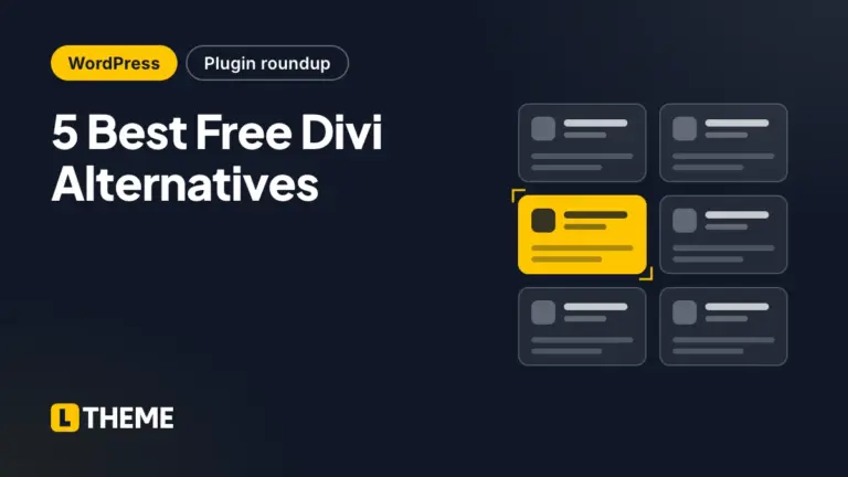 5 Best Free Divi Alternatives