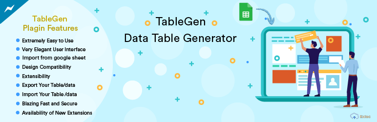 Tablepress Alternative: Tablegen – Data Table Generator