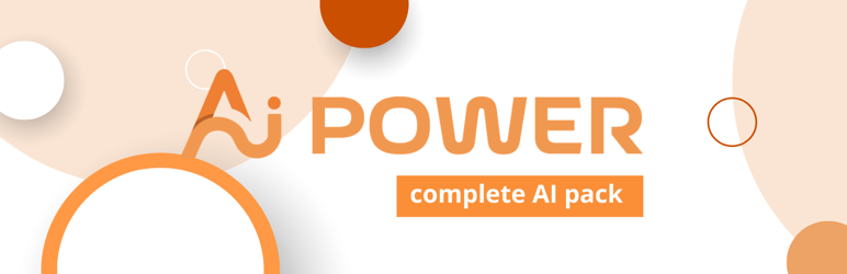 Wordpress Ai Plugins: Ai Power: Complete Ai Pack