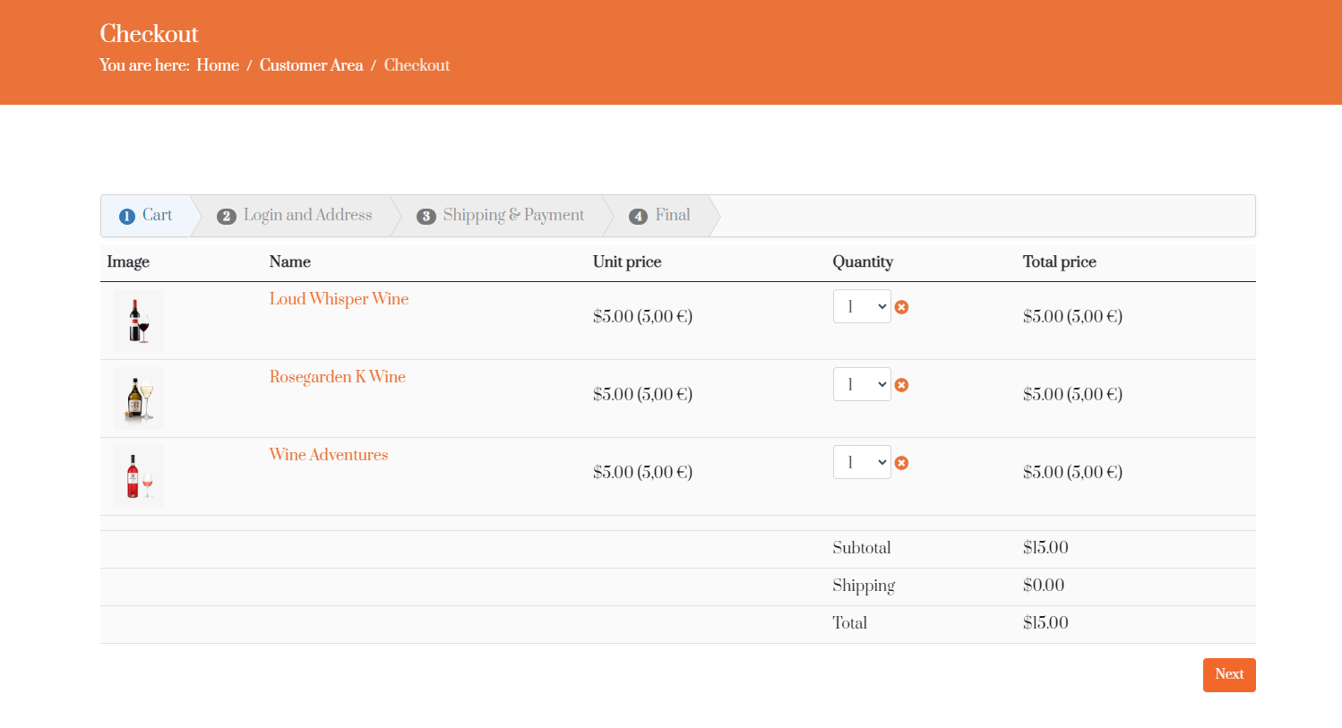 Fast And Straighforward Checkout Process