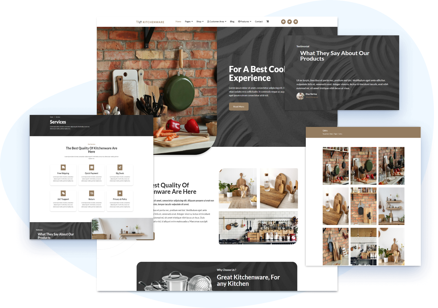 Cooking Tool Joomla Template