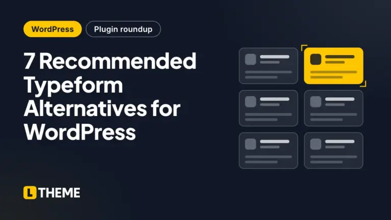 7 Recommended Typeform Alternatives for WordPress