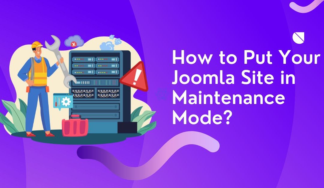 How to setup maintenance site joomla?