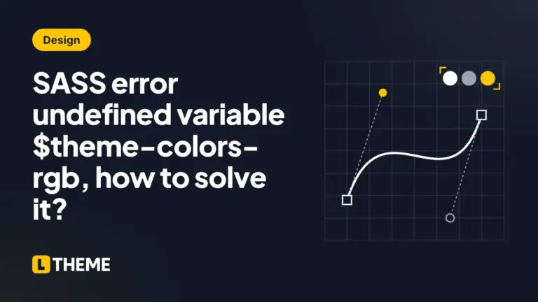SASS error undefined variable $theme-colors-rgb, how to solve it?