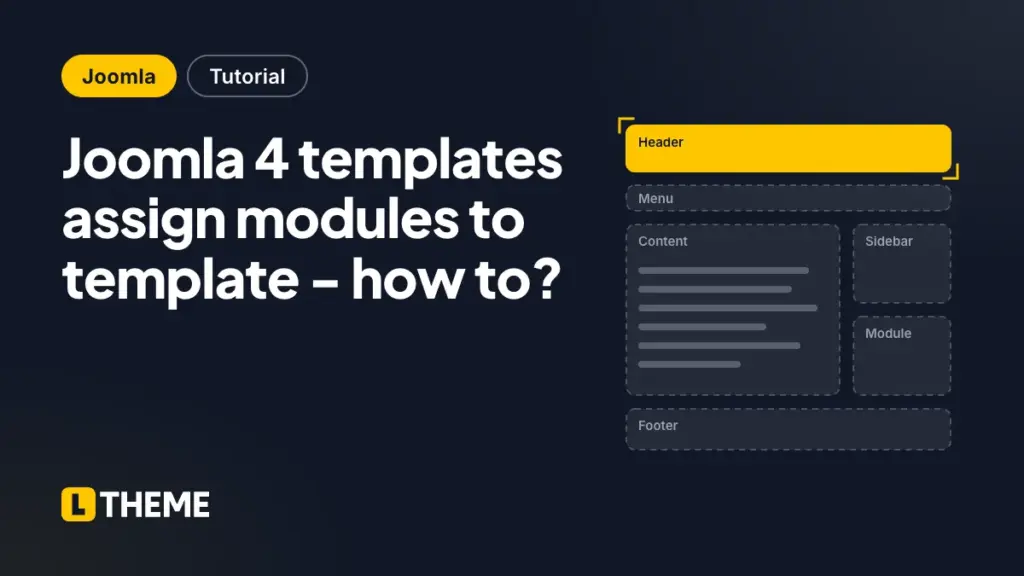 Joomla 4 templates assign modules to template - how to?