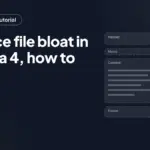 Reduce file bloat in Joomla 4, how to do it? Reduce file bloat in Joomla 4, how to do it?
