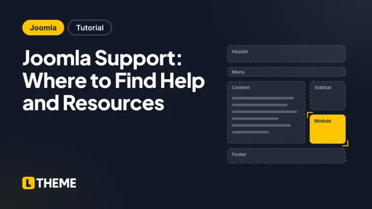 Joomla Support: Where to Find Help and Resources